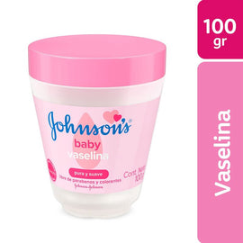 Vaselina Johnson's Baby Original 100 g - Frasco de vaselina pura para protección e hidratación de la piel
