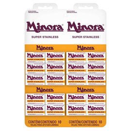 Cuchilla Minora doble filo caja x 5 uds x 20 — Procter & Gamble (Gillette)