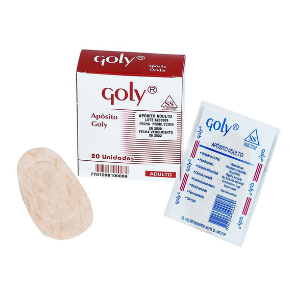 Apósito Ocular Goly Adultos 20 unidades — Maryddan Medica