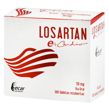 Losartan 50mg 300 Tabletas — Ecar