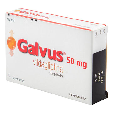 Galvus Vildagliptina 50mg 28 comprimidos — Novartis