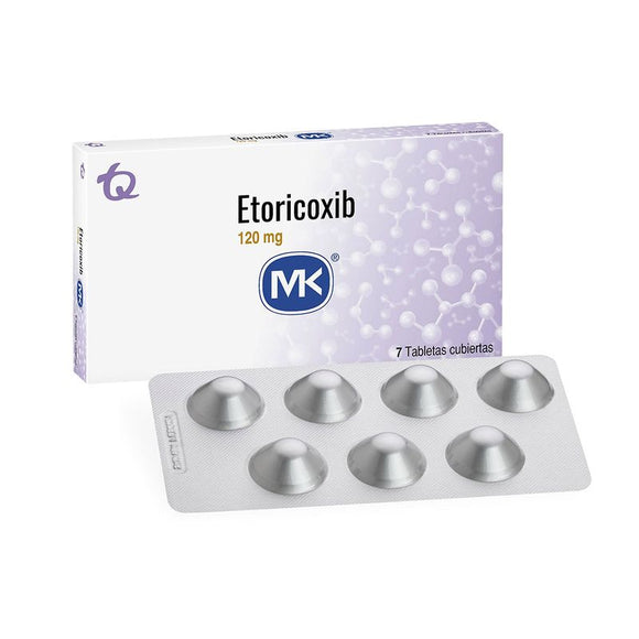 Etoricoxib 120mg 7 tabletas mk — Tecnoquímicas