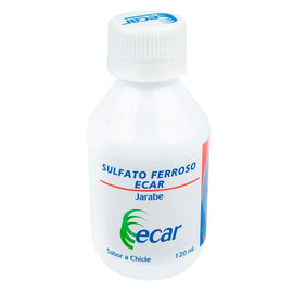 Sulfato Ferroso Jarabe Sabor Chicle 120 ml — Ecar