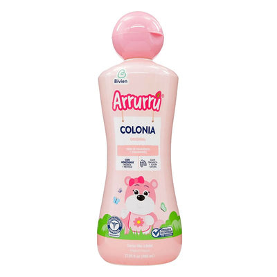 Colonia Arrurrú Original Rosada frasco x 800 mL - fragancia clásica para bebé