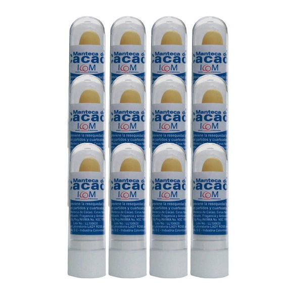 Manteca de Cacao Labial 12 unidades — Icom