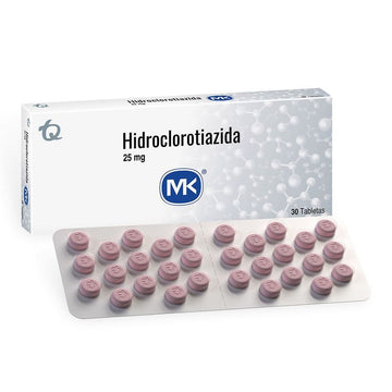 Hidroclorotiazida 25mg tabletas — Tecnoquímicas MK