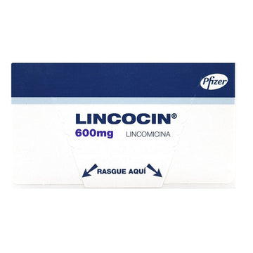 Lincocin lincomicina HCl 600mg solución inyectable caja 5 ampollas — Pfizer