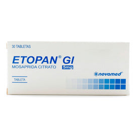 Etopan GL mosaprida 5mg caja con 30 tabletas — Novamed