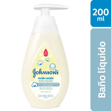 Baño Líquido Johnson's Baby Recién Nacido 200 ml - Frasco