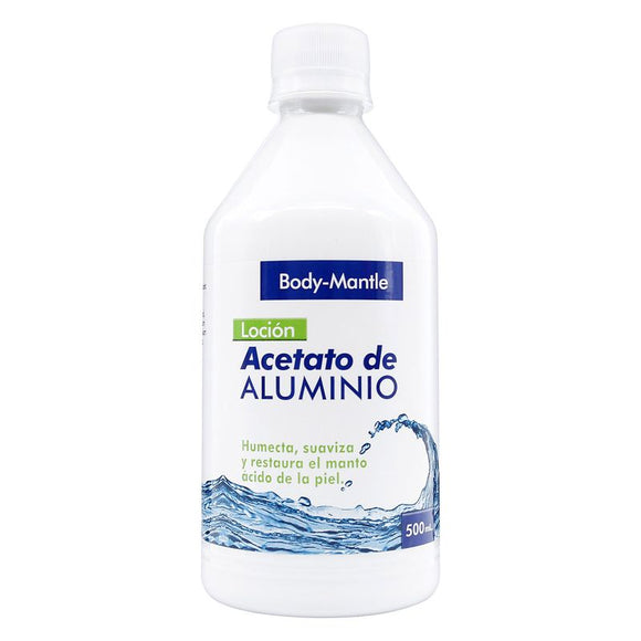 Loción Acetato de Aluminio Body Mantle con Vitamina A 500 ml — Interbel