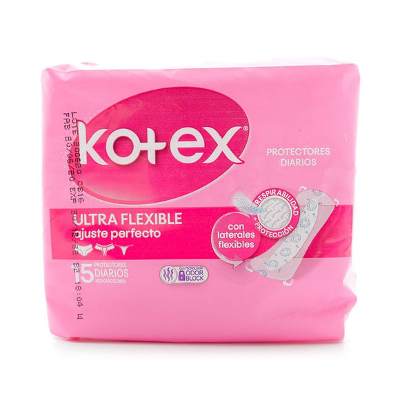 Protector Kotex Fem Ultra Flexible 15 Unidades