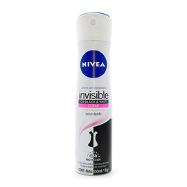 Desodorante Nivea Spray Invisible Black & White Mujer 150 ml aerosol antitranspirante