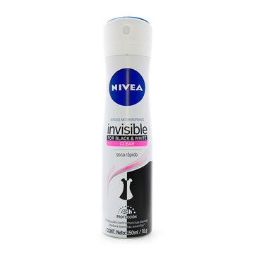 Desodorante Nivea Spray Invisible Black & White Mujer 150 ml aerosol antitranspirante