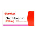 Gemfibrozilo 600mg 30 tabletas — Genfar