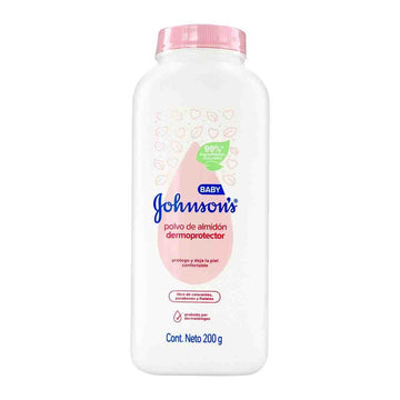 Talco Johnson's Baby Original 200 g - Polvo de almidón dermoprotector para bebé
