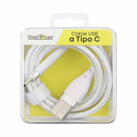 Cable Usb Tipo C 3a Carga Rapida Tela — Tecnigo