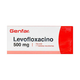 Levofloxacino 500mg 7 Tabletas — Genfar