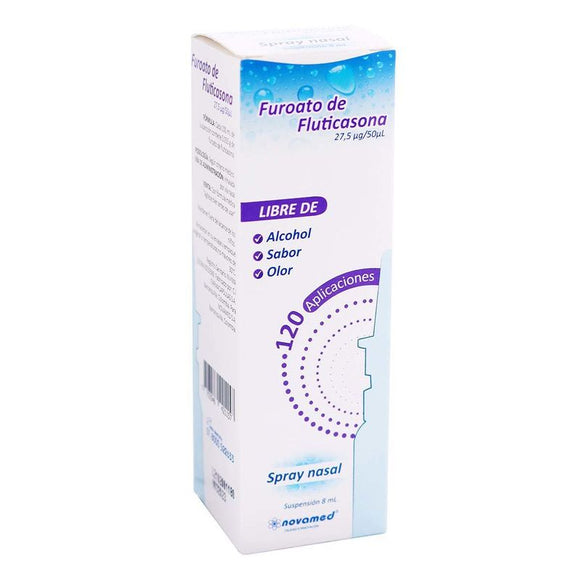 Furoato de Fluticasona spray nasal 120 dosis 8ml — Novamed