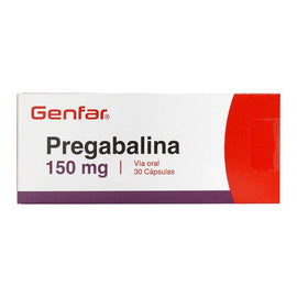 Pregabalina 150mg 30 cápsulas — Genfar