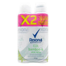 Desodorante Rexona Bamboo y Aloe Vera Spray 90 g x 2 Uds pack antitranspirante mujer Unilever