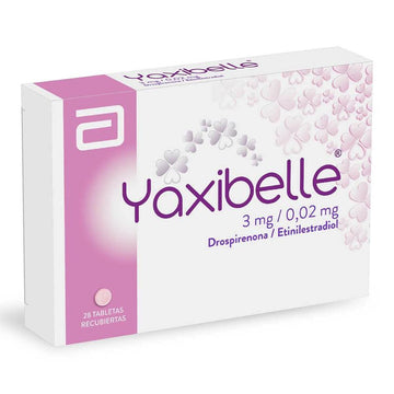 Yaxibelle 28 Tabletas drospirenona etinilestradiol — Lafrancol