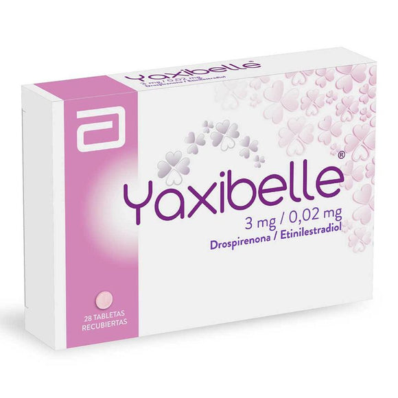 Yaxibelle 28 Tabletas drospirenona etinilestradiol — Lafrancol