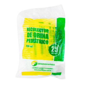 Recolector de Orina Pediátrico x 25 uds — Inverfarma