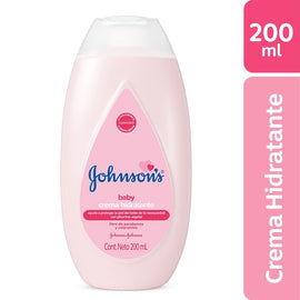 Crema Corporal Johnson's Baby Original 200 ml - Frasco hidratante para piel del bebé