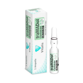 Tramadol 50 mg/1 ml ampolla inyectable Vitalis — caja x1