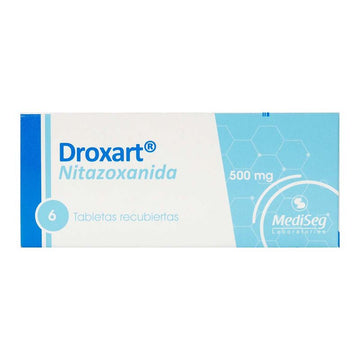 Droxart Nitazoxanida 500 mg 6 Tabletas Icom