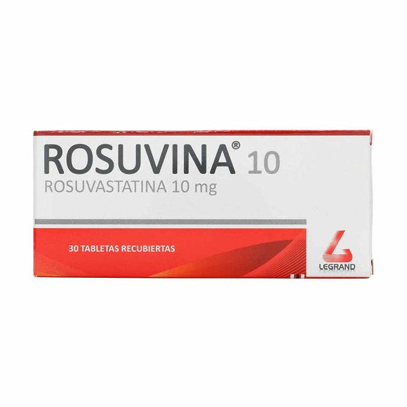 Rosuvastatina 10 mg 30 Tabletas Legrand