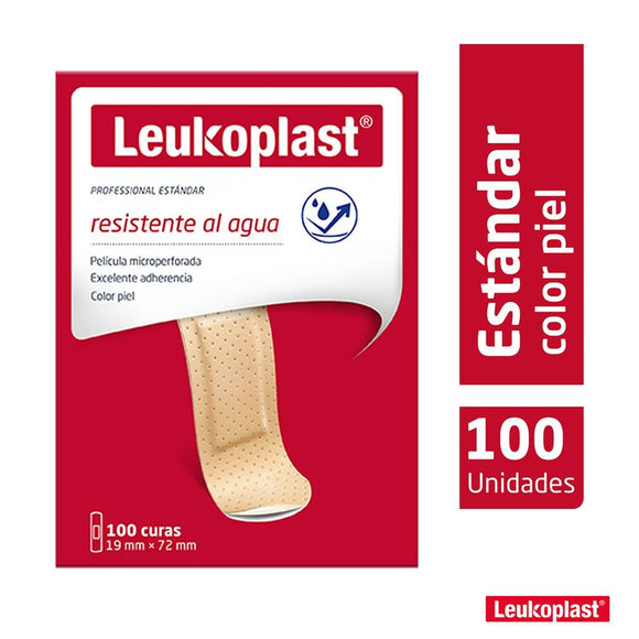 Curas Leukoplast estándar color piel caja x 100 unidades — BSN Medical