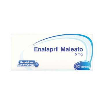 Enalapril 5mg 50 Tabletas — Coaspharma