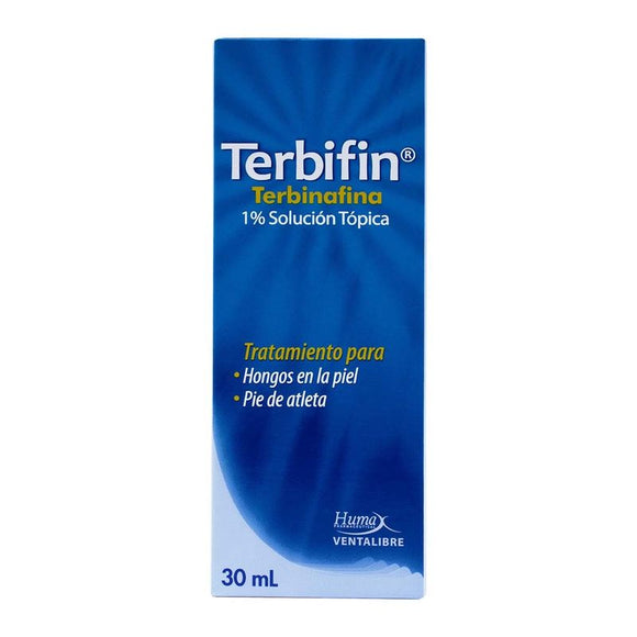 Terbifin 1% solución tópica terbinafina 30 ml — Humax