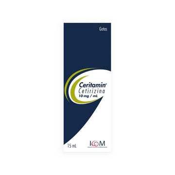 Ceritamin Cetirizina Gotas 10 mg 15 ml Icom