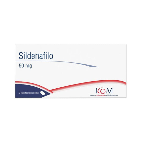 Rsione Sildenafilo 50mg 2 tabletas — Icom