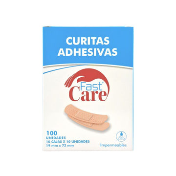 Curas Fast Care caja x 100 unidades — Icom