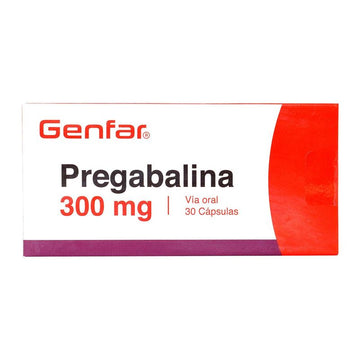 Pregabalina 300 mg 30 cápsulas — Genfar