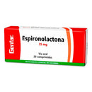 Espironolactona 25mg 20 tabletas — Genfar