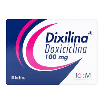 Dixilina Doxiciclina 100mg 10 tabletas — Icom