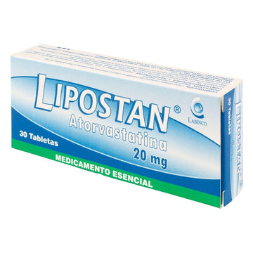 Lipostan Atorvastatina 20mg 30 tabletas — Labinco