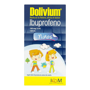 Dolivium Niños ibuprofeno 100mg/5ml suspensión 120ml — Icom