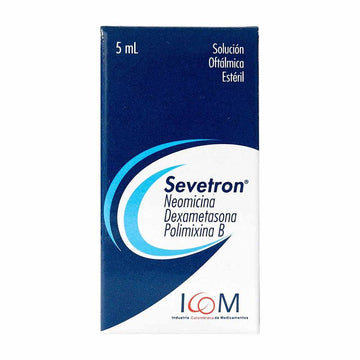 Sevetron solución oftálmica neomicina dexametasona polimixina B 5 ml — ICOM