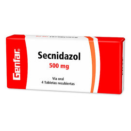 Secnidazol 500mg 4 tabletas — Genfar