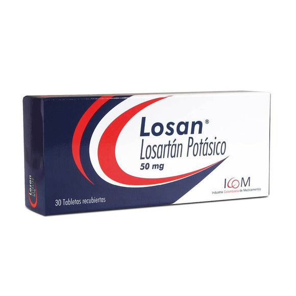 Losan 50 mg 30 Tabletas