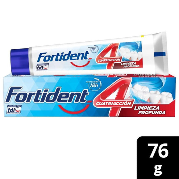 Fortident Cuatriaccion Limpieza Profunda 76 G