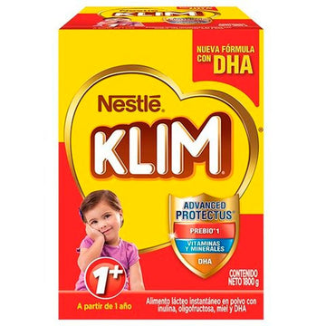 Klim 1+ alimento lácteo con DHA 1800 g — Nestlé