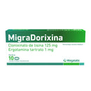 Migra Dorixina clonixinato de lisina 125mg ergotamina 1mg 10 comprimidos — Megalabs Colombia