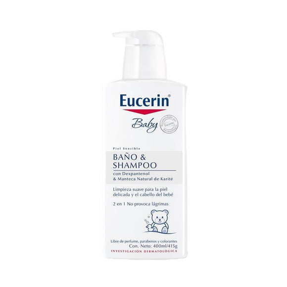 Eucerin Baby Baño y Shampoo 400 ml