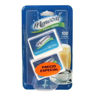 Menocal Sucralosa 100 Tabletas Ecar